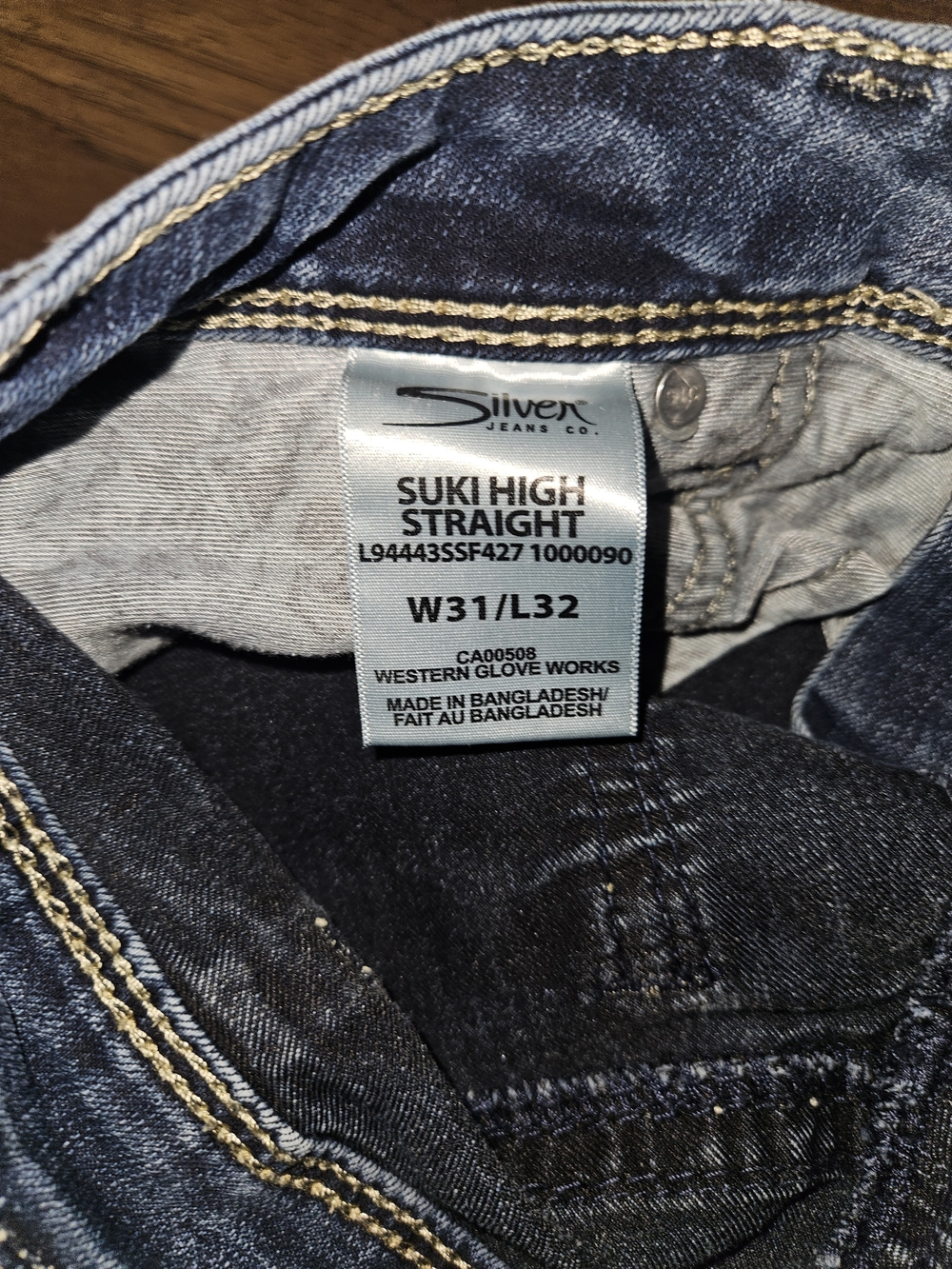 Silver Jeans Women's Medium Blue Straight-Leg Jeans - Picture 5 of 5